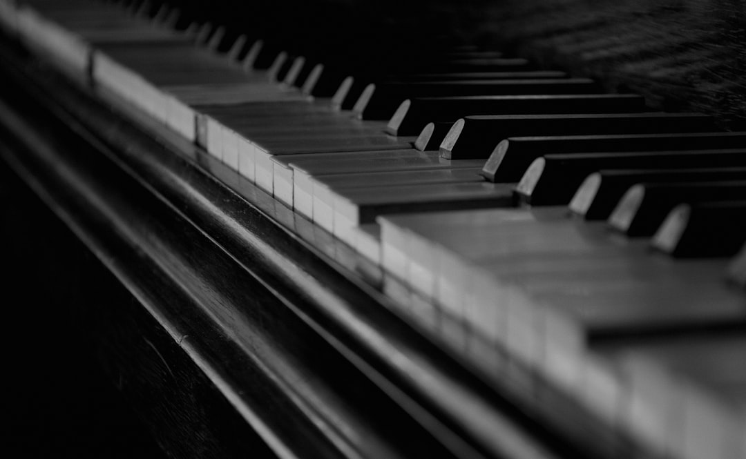a close up of a person playing a keyboard